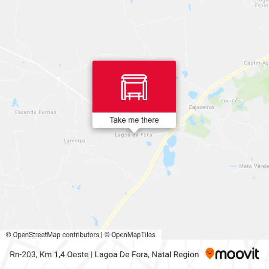 Rn-203, Km 1,4 Oeste | Lagoa De Fora map