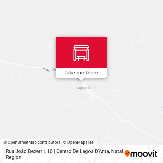 Rua João Bezerril, 10 | Centro De Lagoa D’Anta map