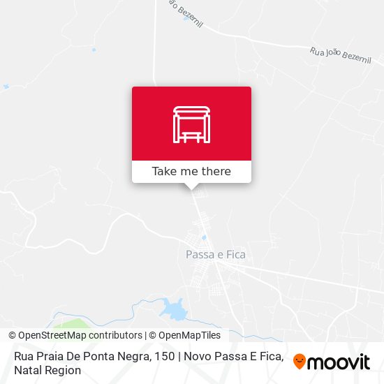 Rua Praia De Ponta Negra, 150 | Novo Passa E Fica map