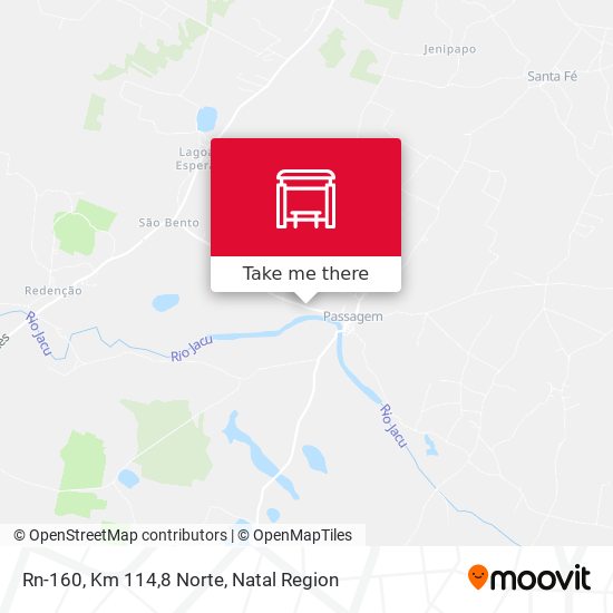 Rn-160, Km 114,8 Norte map