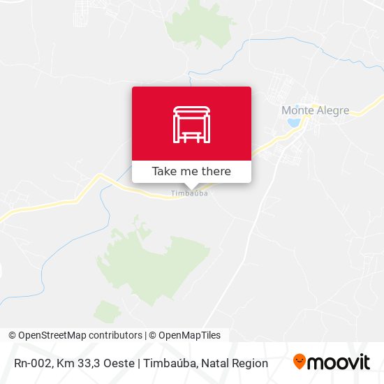 Rn-002, Km 33,3 Oeste | Timbaúba map