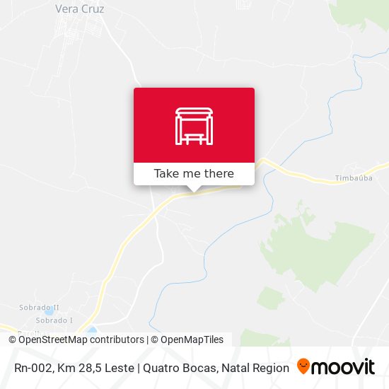 Rn-002, Km 28,5 Leste | Quatro Bocas map