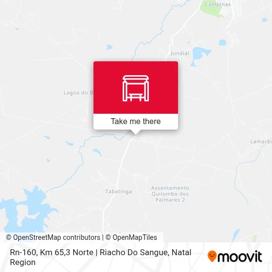 Rn-160, Km 65,3 Norte | Riacho Do Sangue map