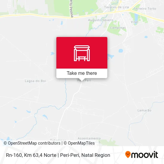 Rn-160, Km 63,4 Norte | Peri-Peri map