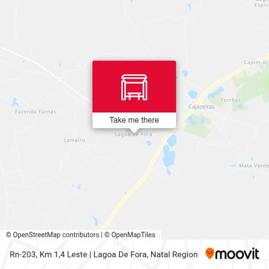 Rn-203, Km 1,4 Leste | Lagoa De Fora map