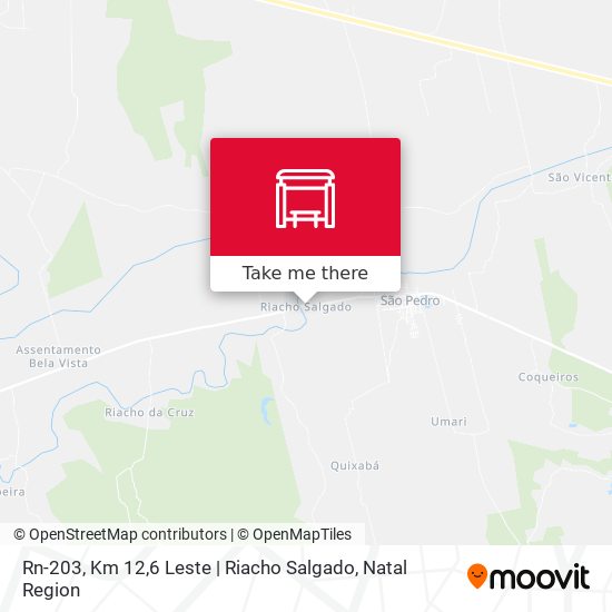 Rn-203, Km 12,6 Leste | Riacho Salgado map