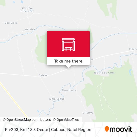 Rn-203, Km 18,3 Oeste | Cabaço map