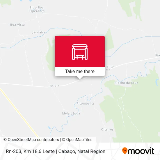 Rn-203, Km 18,6 Leste | Cabaço map