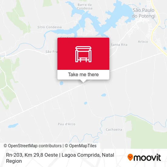 Rn-203, Km 29,8 Oeste | Lagoa Comprida map