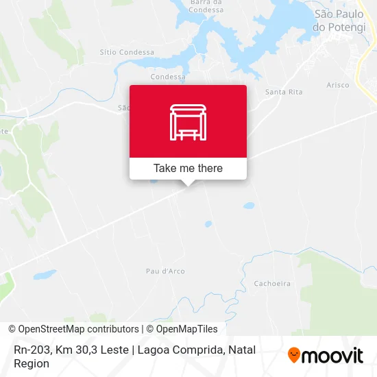 Rn-203, Km 30,3 Leste | Lagoa Comprida map