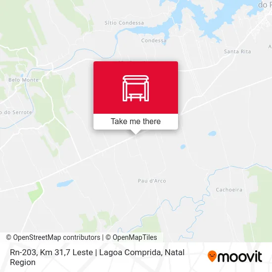 Rn-203, Km 31,7 Leste | Lagoa Comprida map