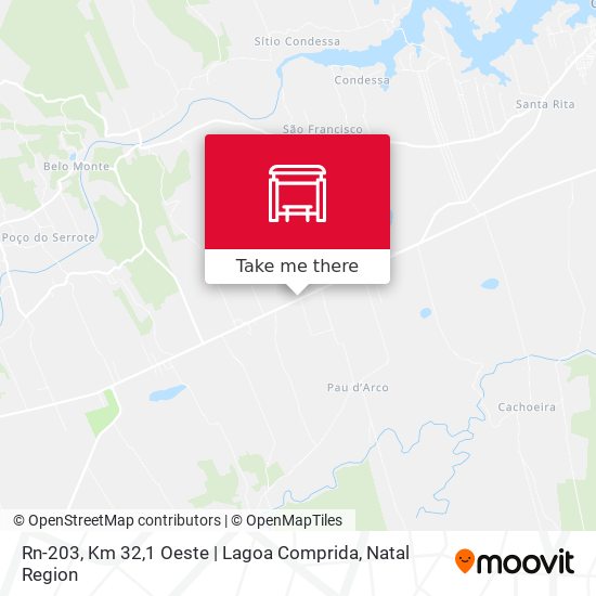 Rn-203, Km 32,1 Oeste | Lagoa Comprida map