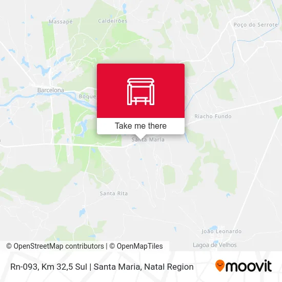 Rn-093, Km 32,5 Sul | Santa Maria map