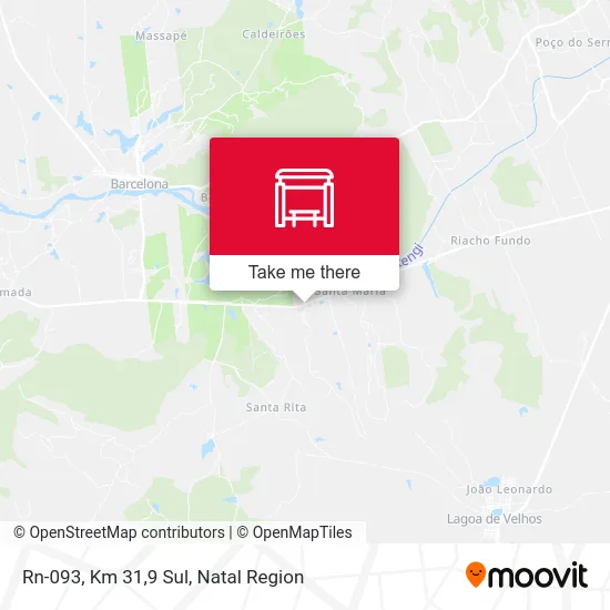 Rn-093, Km 31,9 Sul map