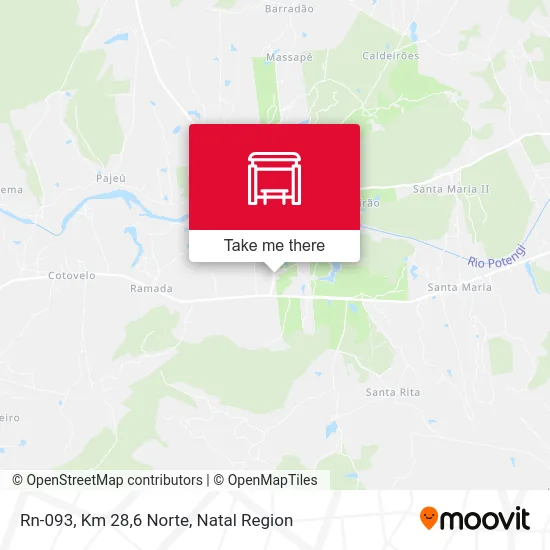 Rn-093, Km 28,6 Norte map