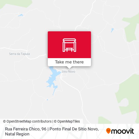 Rua Ferreira Chico, 96 | Ponto Final De Sítio Novo map