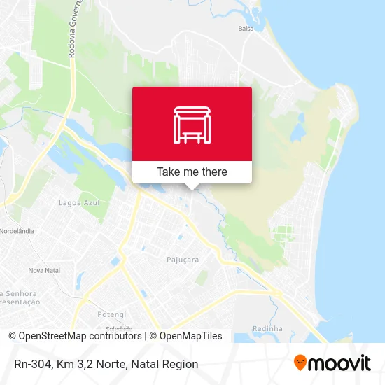 Rn-304, Km 3,2 Norte map