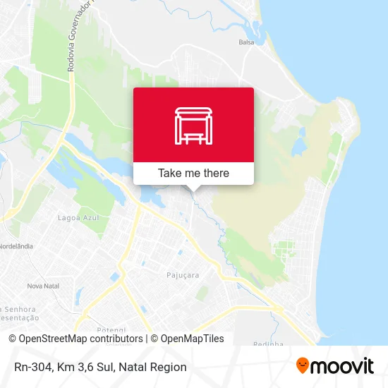 Rn-304, Km 3,6 Sul map