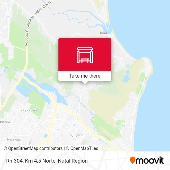 Rn-304, Km 4,5 Norte map