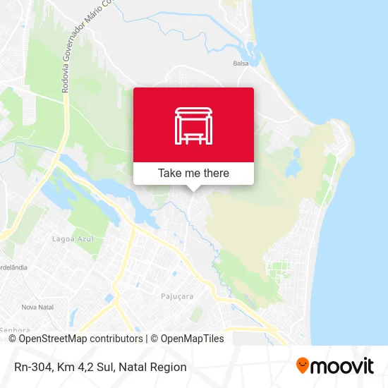 Rn-304, Km 4,2 Sul map