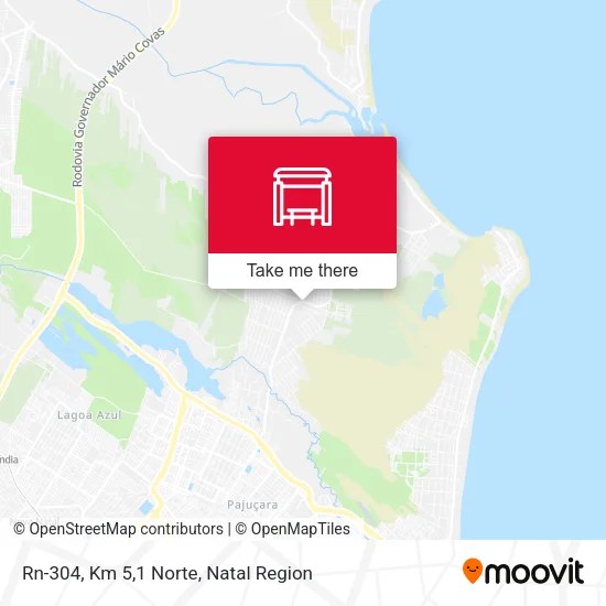 Rn-304, Km 5,1 Norte map