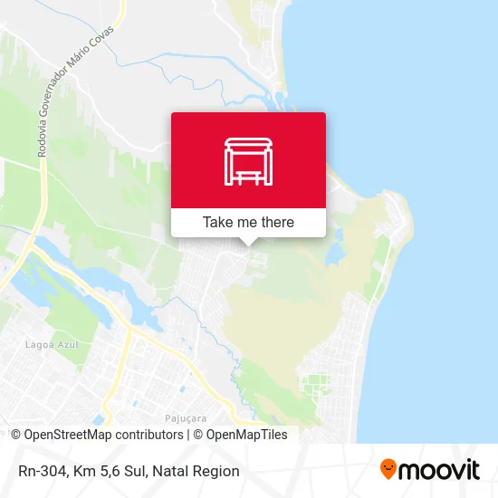 Rn-304, Km 5,6 Sul map