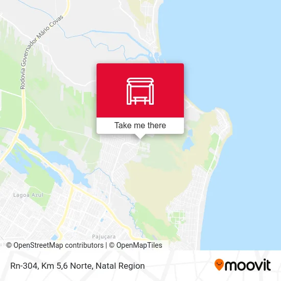Rn-304, Km 5,6 Norte map