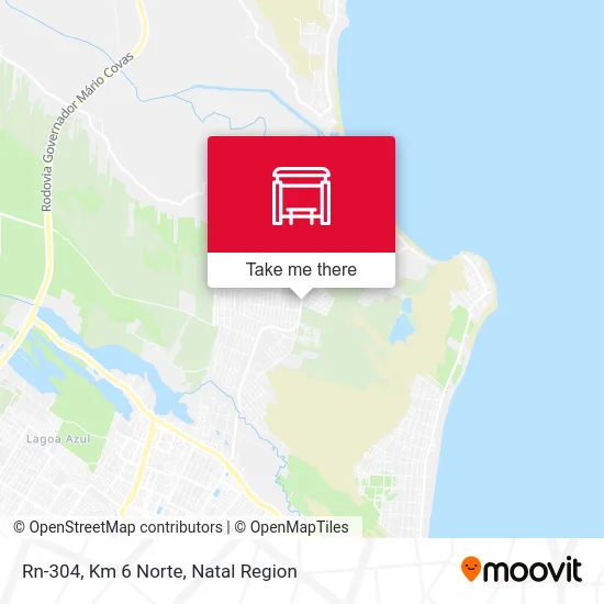 Rn-304, Km 6 Norte map