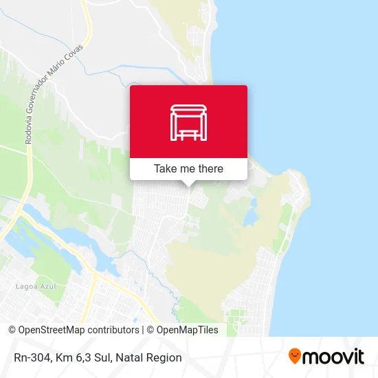 Rn-304, Km 6,3 Sul map