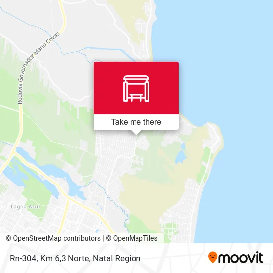 Rn-304, Km 6,3 Norte map