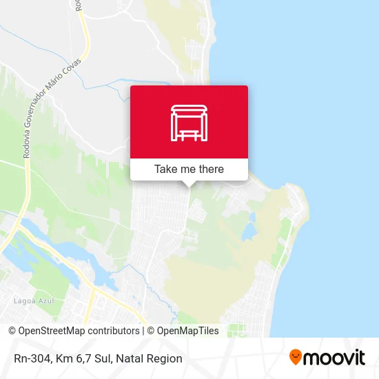 Rn-304, Km 6,7 Sul map