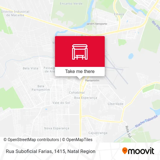 Rua Suboficial Farias, 1415 map