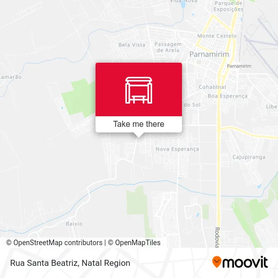 Rua Santa Beatriz map