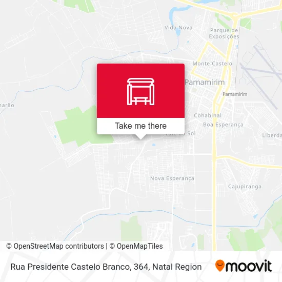 Rua Presidente Castelo Branco, 364 map