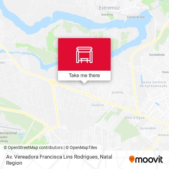 Av. Vereadora Francisca Lins Rodrigues map
