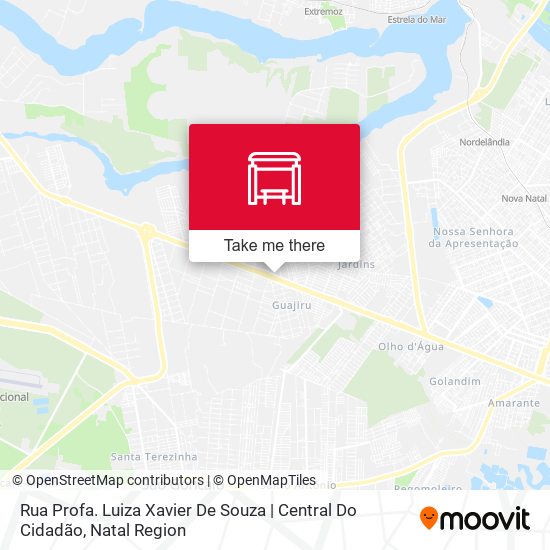Rua Profa. Luiza Xavier De Souza | Central Do Cidadão map