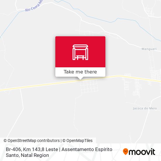 Br-406, Km 143,8 Leste | Assentamento Espírito Santo map