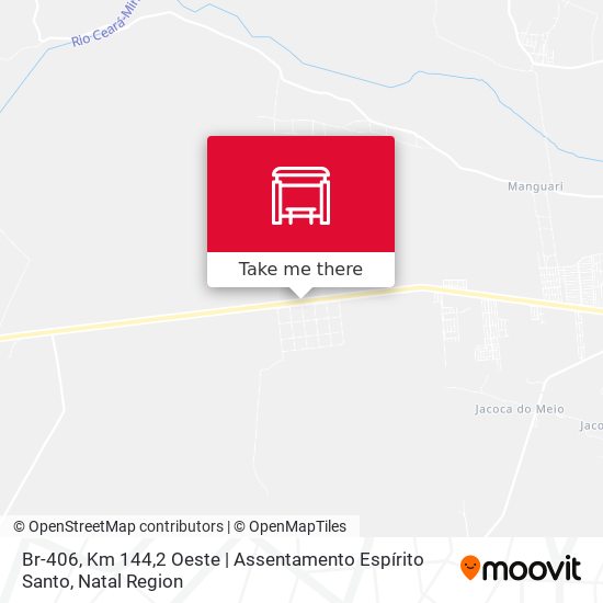 Br-406, Km 144,2 Oeste | Assentamento Espírito Santo map