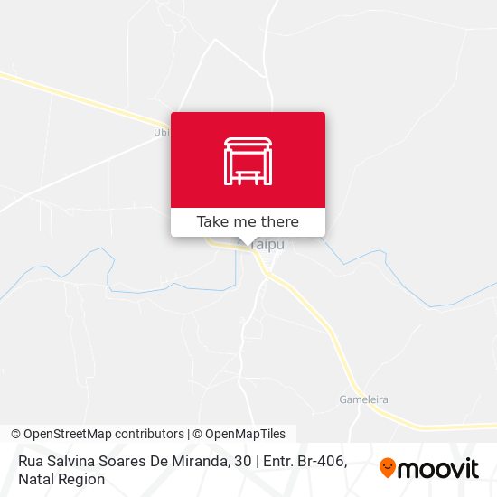 Rua Salvina Soares De Miranda, 30 | Entr. Br-406 map