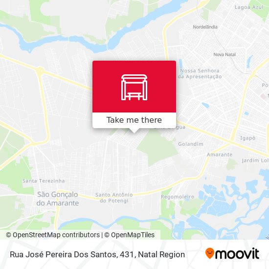 Rua José Pereira Dos Santos, 431 map