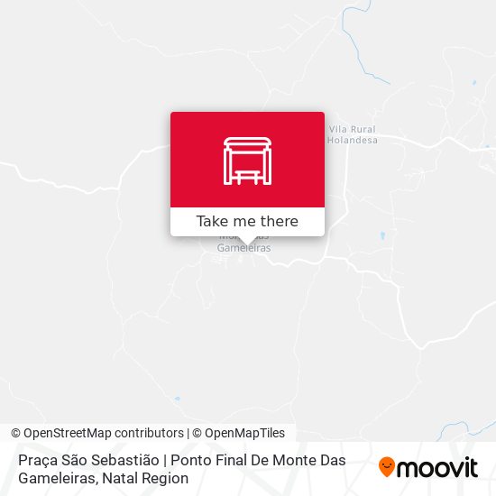 Praça São Sebastião | Ponto Final De Monte Das Gameleiras map