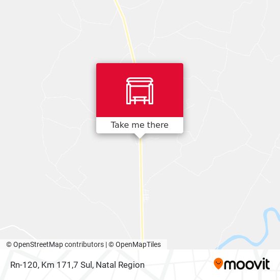 Mapa Rn-120, Km 171,7 Sul