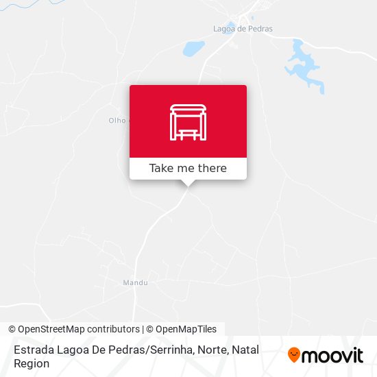 Estrada Lagoa De Pedras / Serrinha, Norte map
