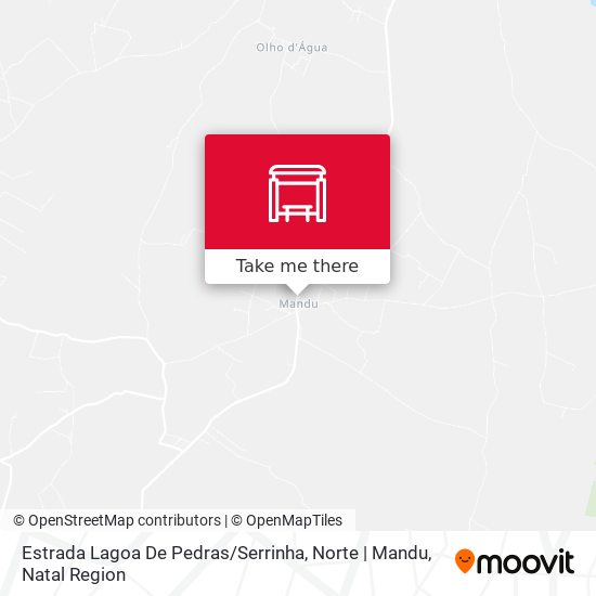 Estrada Lagoa De Pedras / Serrinha, Norte | Mandu map