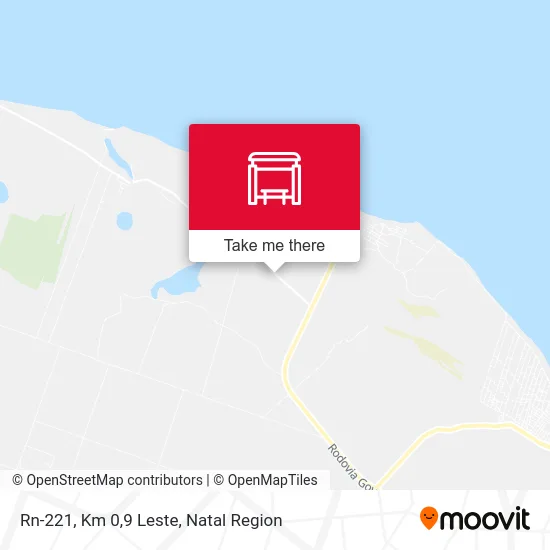 Rn-221, Km 0,9 Leste map