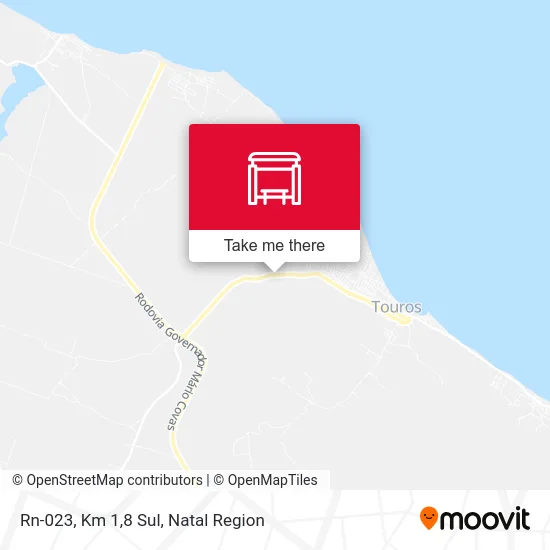 Rn-023, Km 1,8 Sul map