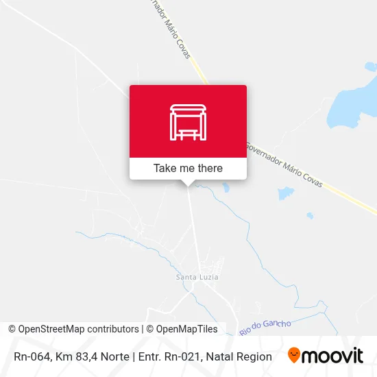 Rn-064, Km 83,4 Norte | Entr. Rn-021 map