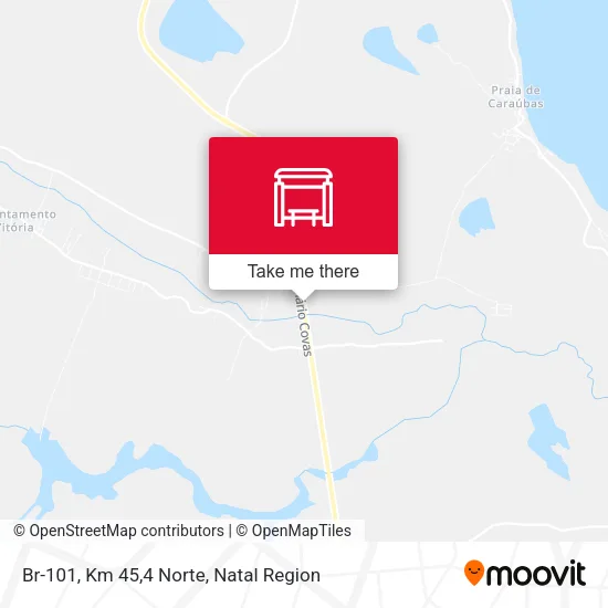 Br-101, Km 45,4 Norte map
