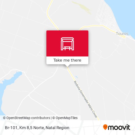 Mapa Br-101, Km 8,5 Norte