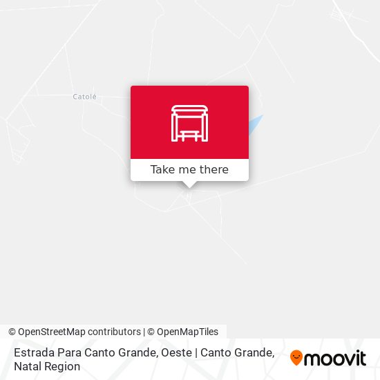 Estrada Para Canto Grande, Oeste | Canto Grande map